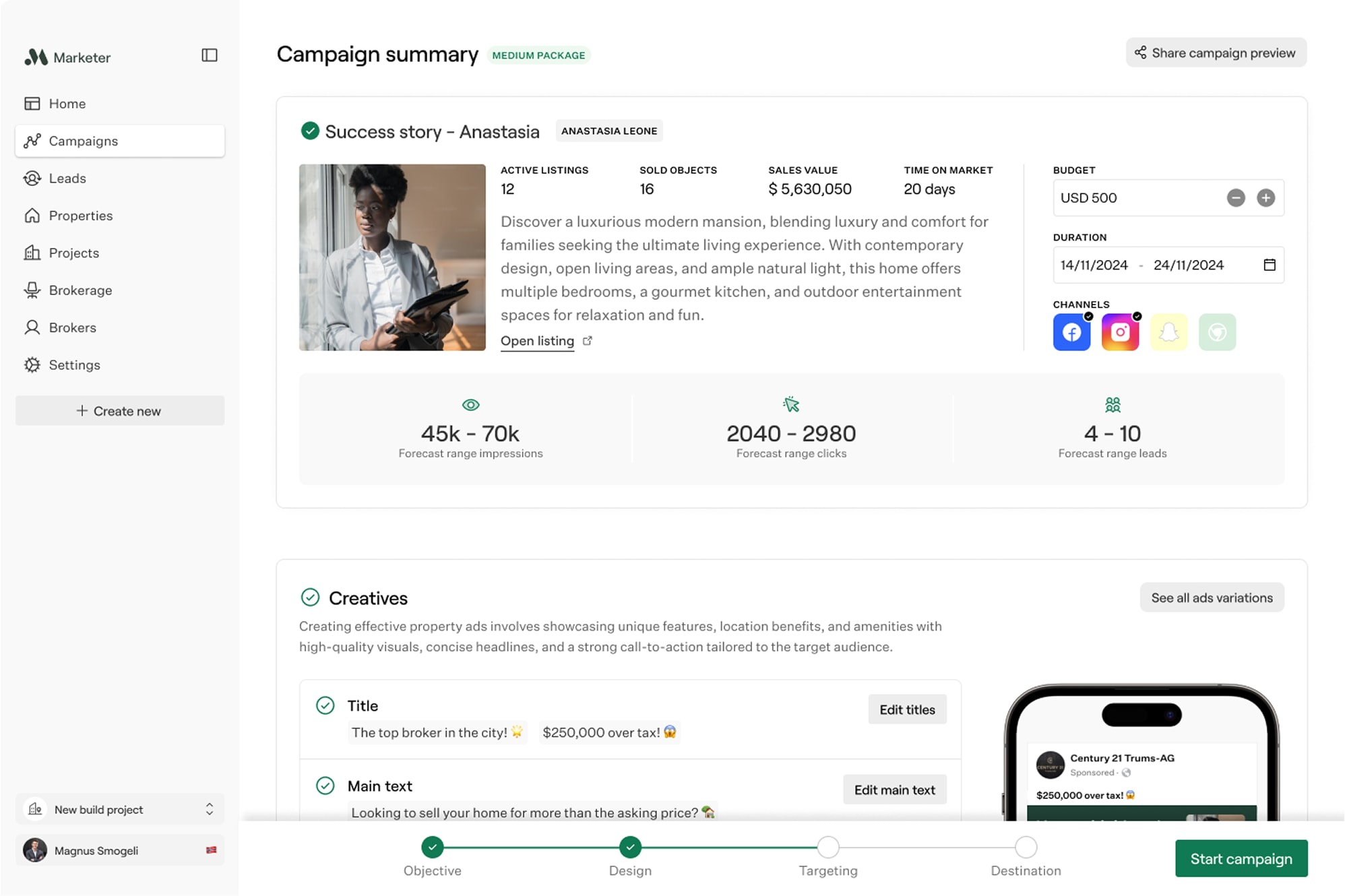MRET platform generating leads for real estate agents
